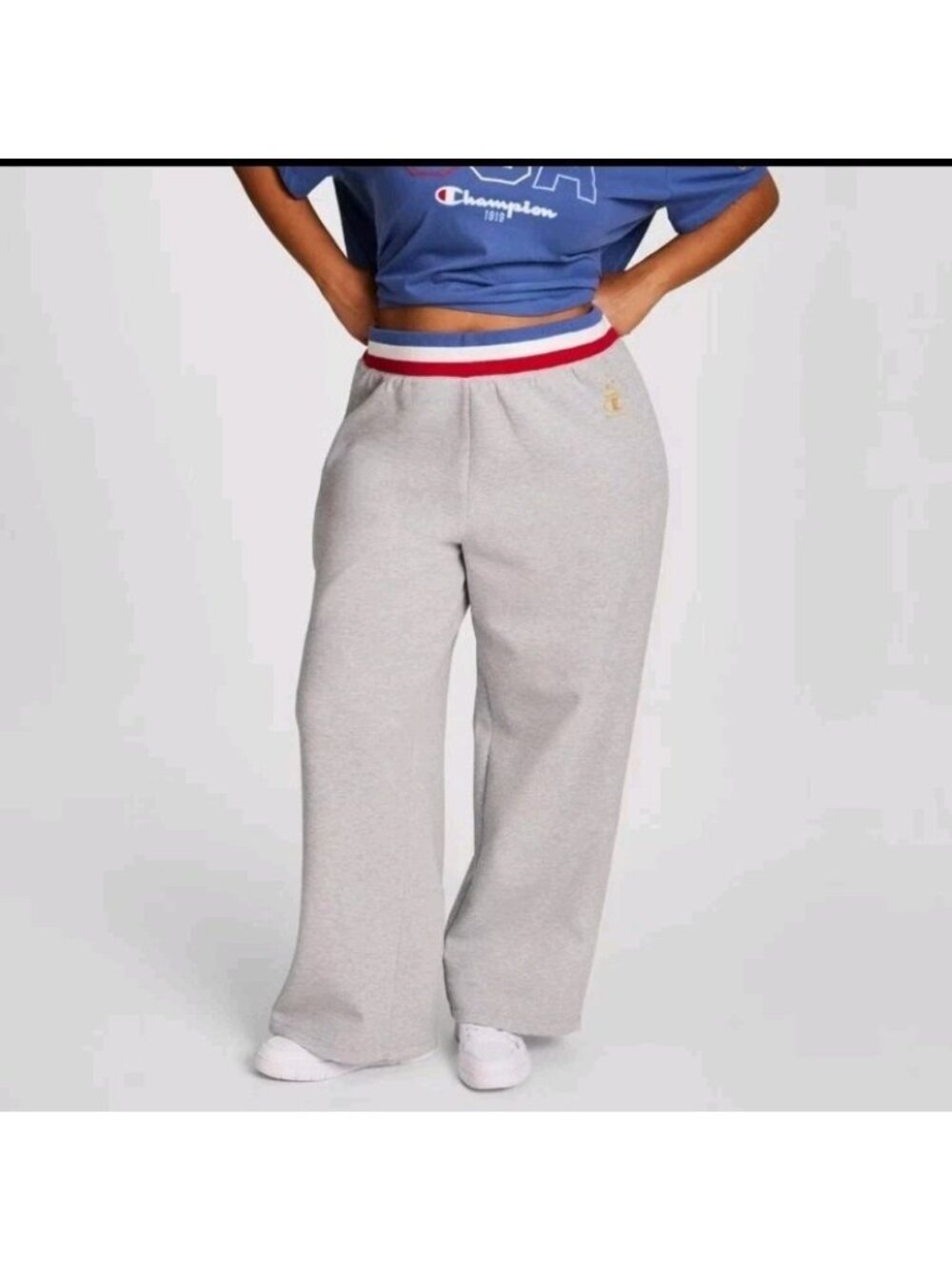 Champion Women's Gold Medal Game Day Full Snap Pants Wide Leg Stretch. Wl502